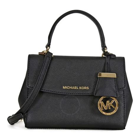 Michael Kors Ava Jewel Satchel Crossbody Bag Saffiano Leather